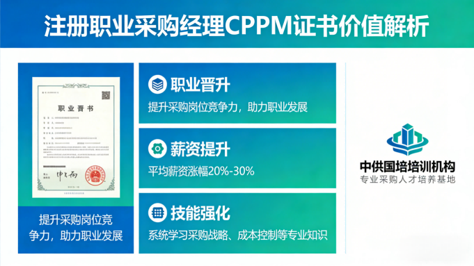 山西CPPM考试类问题全解答|中供国培报考答疑指南
